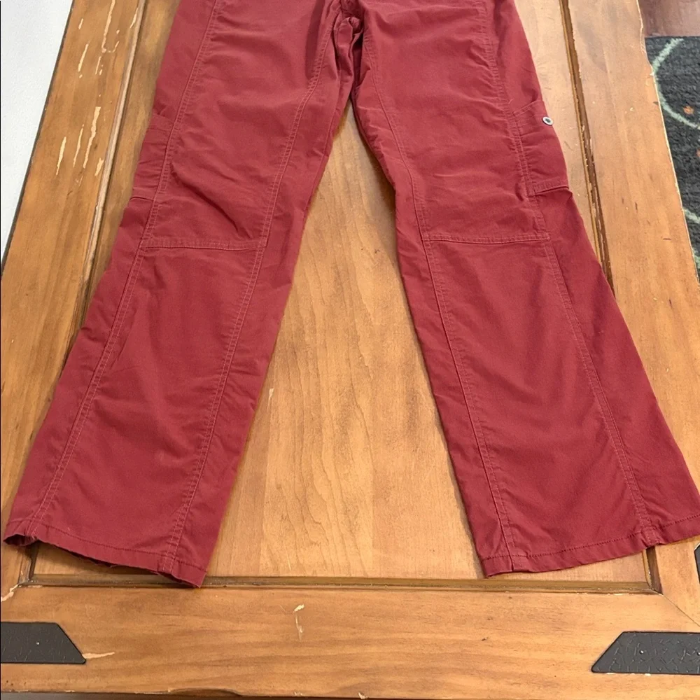 Kuhl Brick Red Red Cargo Pants Size 4